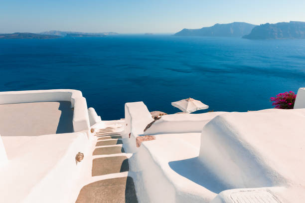 istock White architecture on Santorini island, Greece. 1306477072