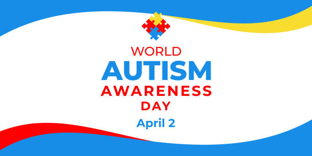 World autism awareness day. Vector banner, poster, flyer, greeting card for social media with the text World autism awareness day April 2. Illustration with Puzzles on white background. World autism awareness day. Vector banner, poster, flyer, greeting card for social media with the text World autism awareness day April 2. Illustration with Puzzles on white background autism stock illustrations