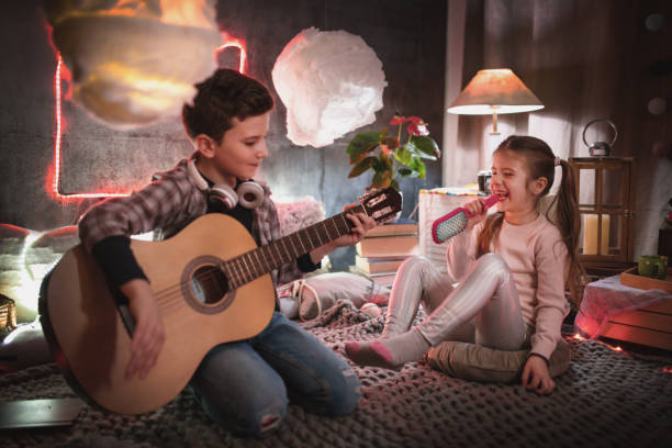 istock child  playing at home during the Covid-19 quarantine 1306482308