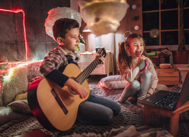 istock child  playing at home during the Covid-19 quarantine 1306482912