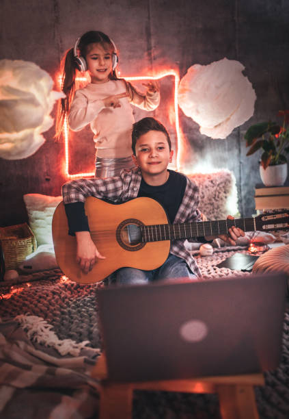 istock child  playing at home during the Covid-19 quarantine 1306483417