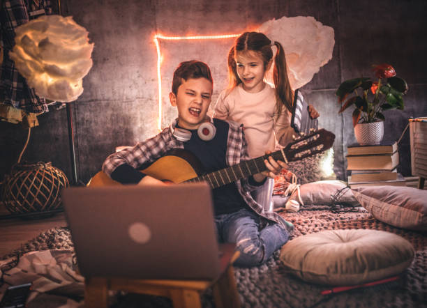 istock child  playing at home during the Covid-19 quarantine 1306483516
