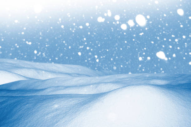 Blur Background. Winter landscape. The texture of the snow. outdoor