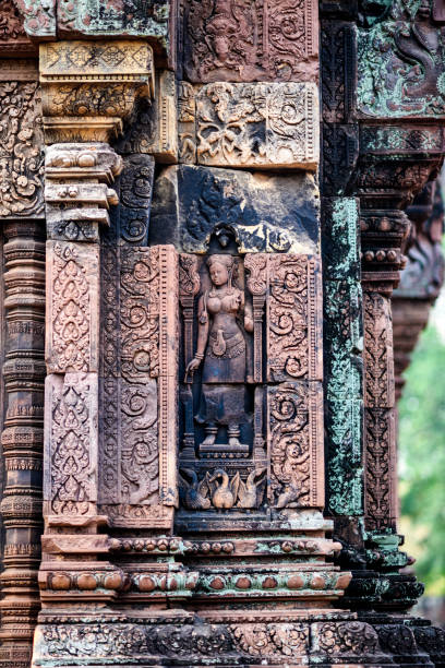 istock Angkor Wat temple sculpture in Cambodia. 1306487526