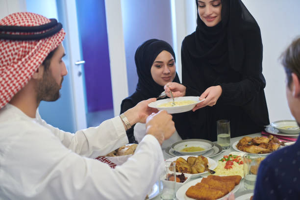 istock Muslim family having iftar together during Ramadan 1306490934