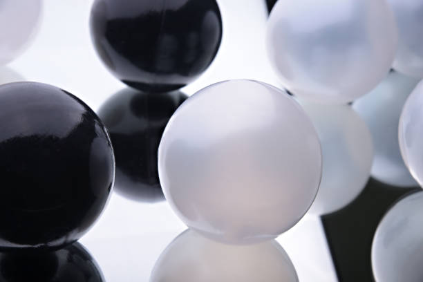 istock Abstract background. Large white pearl balls. Close view. 1306492588