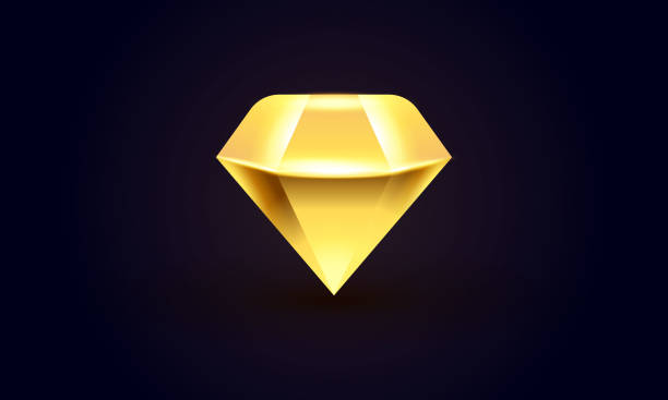 diamentowa ikona premium.ilustracja - diamond gem sapphire ruby stock illustrations