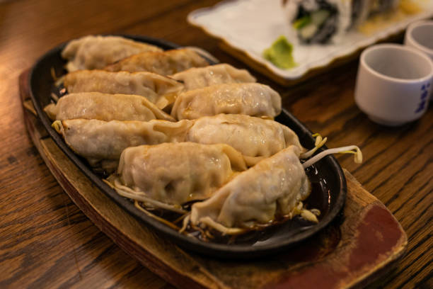istock Japanese Food and Drink Blurred Background 1306506101