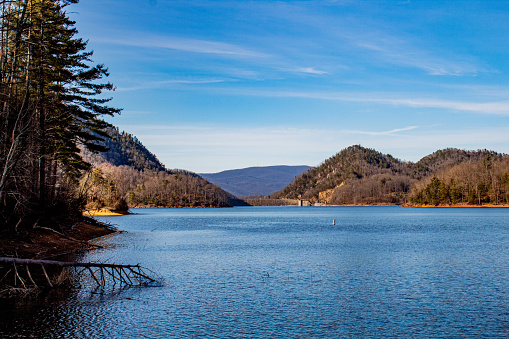 Scenic Watauga Lake in Tennessee