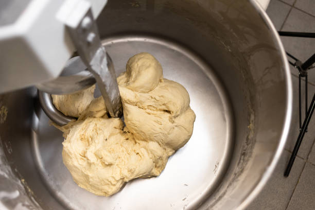 kneading bread with dough hook