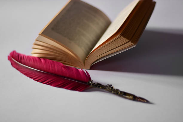 istock an open book and a red pen 1306516691