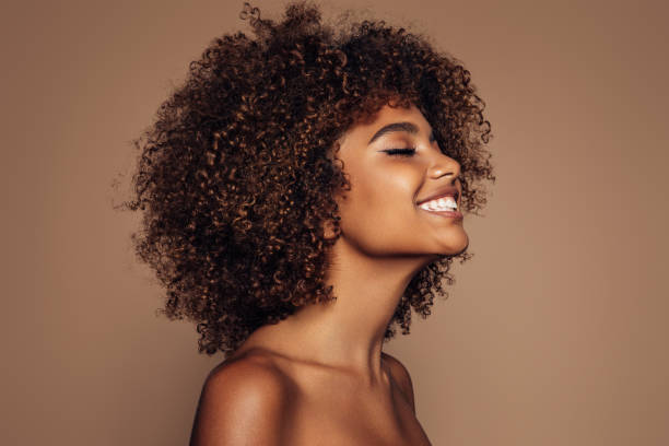 istock Beautiful girl with curly hairstyle 1306520100