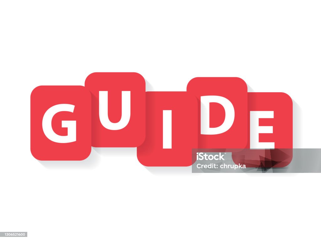 Guide Word Concept Stock Illustration - Download Image Now - Guidebook ...