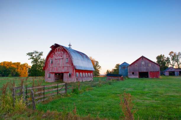 istock Old Weathered Barn in early morning-Howard County Indiana 1306522482