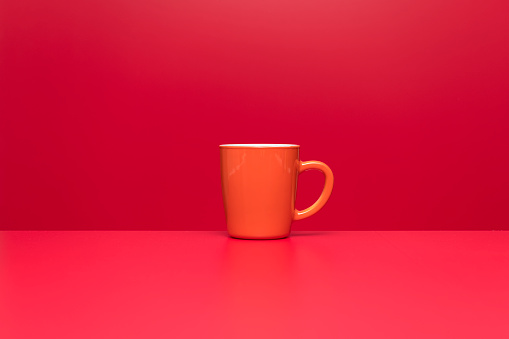 Image of coffee cup isolated with clipping path.