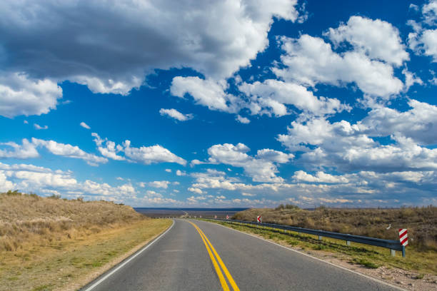 Route.La Pampa Patagonia Argentina