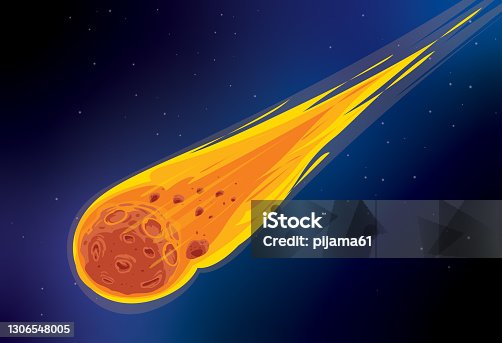 istock Comet Space 1306548005