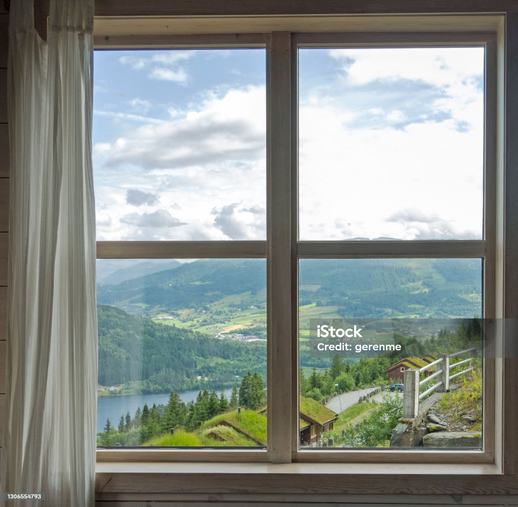 Amazing Window View Beautiful View From Window Stock Photo - Download Image Now - House ...