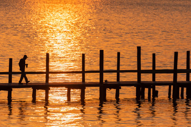 istock Sunset Stroll in Fairhope, AL, USA 1306566785