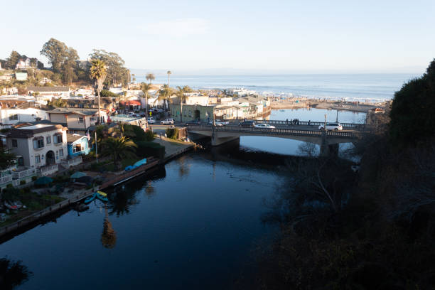 View of Upper Newport Bay wetland in Newport Beach, California