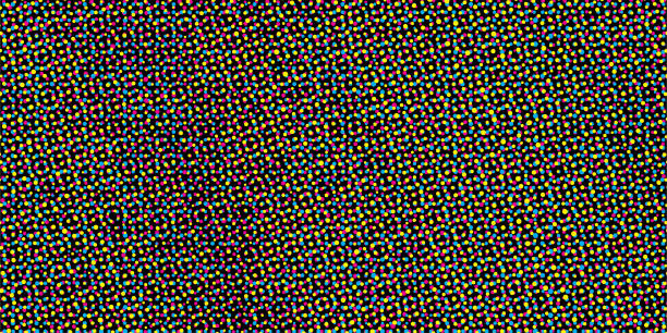 offset dots halftone pattern background offset dots halftone pattern background cmyk stock illustrations