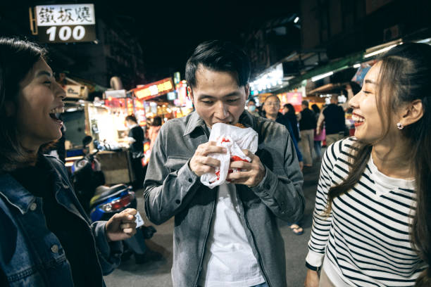 istock Night market in Taiwan 1306582765