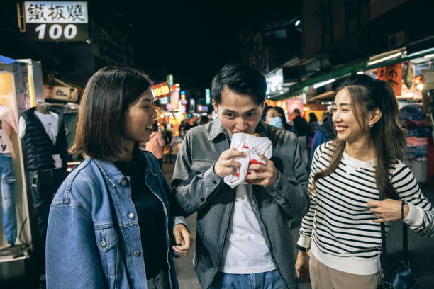 istock Night market in Taiwan 1306582777