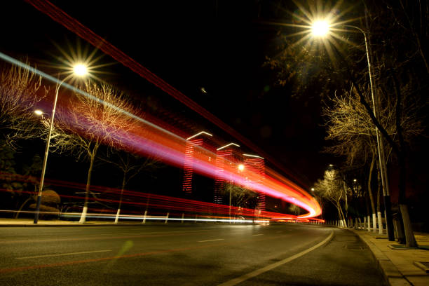 istock Night scenery in Rizhao, Shandong province 1306583008