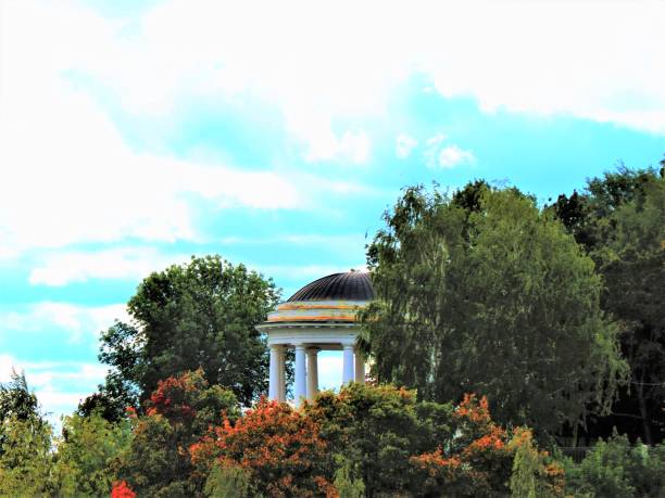 Public park (Alexander Garden ) .The Rotunda in the Alexander Garden public park in the Kirov, Russia