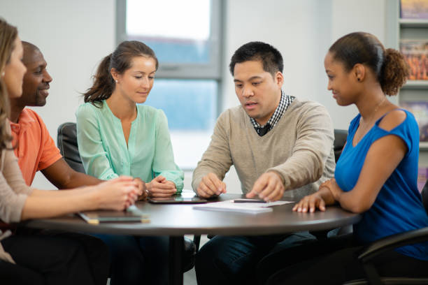 istock Multi Ethnic Group Of Adult Students 1306586048