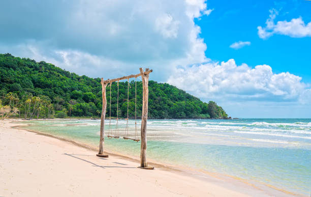 Beautiful beach on sunny morning