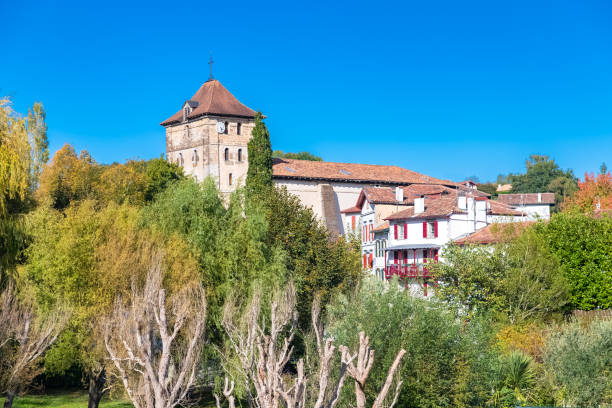 istock Typical church in Espelette 1306614396