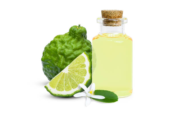 Bergamot citrus herbal essential oll with kaffir fruit