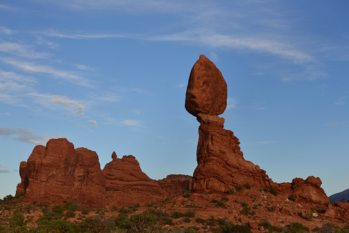 Sandstone formations at Arches National Park, Utah