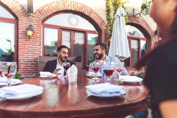 istock Friends enjoying weekend brunch at a Spanish restaurant 1306627889