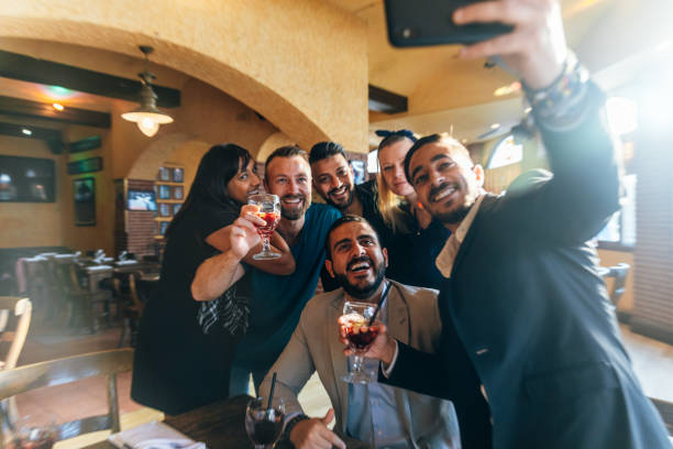 istock Group Selfie at a Spanish Restaurant 1306631514