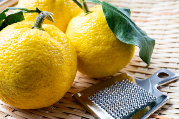 istock Yellow Japanese Yuzu 1306632788
