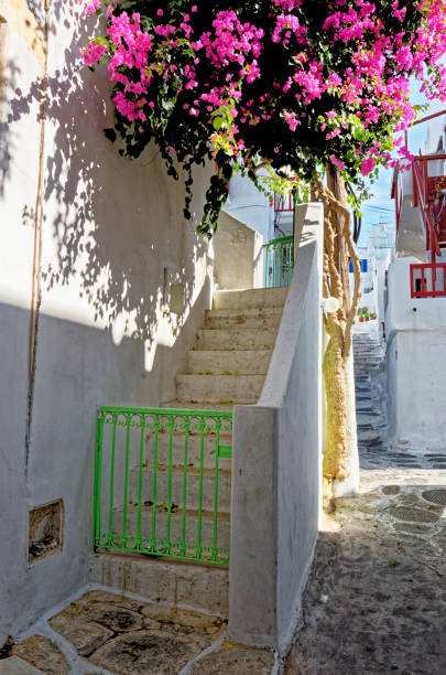 istock Old traditional house at Mykonos island in Greece 1306633763