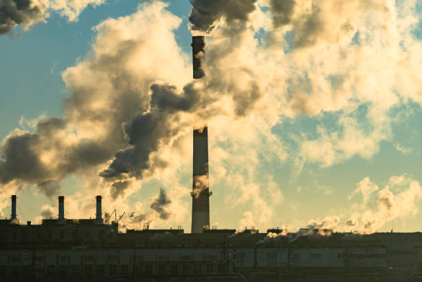 istock Air pollution environmental contamination, ecological disaster earth planet problems concept 1306637851