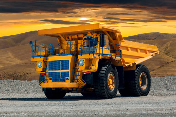 istock A large quarry dump truck in a coal mine. Loading coal into body work truck. Mining equipment for the transportation of minerals. 1306639004