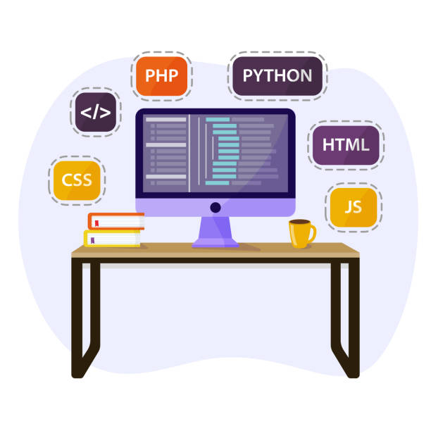 Html Css Illustrations, Royalty-Free Vector Graphics & Clip Art - iStock