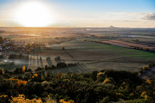 istock Panoramic sunset in Bohemian Paradise 1306640984