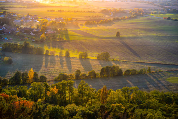 istock Panoramic sunset in Bohemian Paradise 1306640997