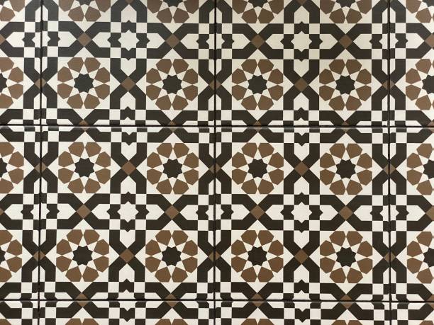 istock Patterns of retro floor tiles 1306645112