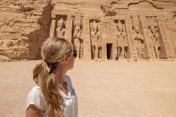 istock Woman travels in Egypt 1306645243