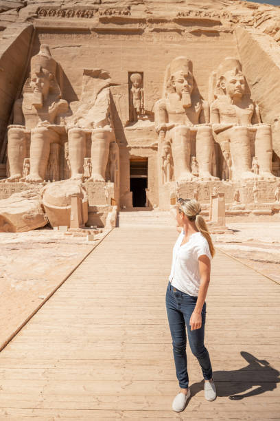 istock Woman travels in Egypt 1306645257