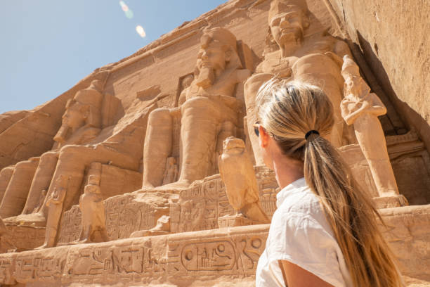 istock Woman travels in Egypt 1306646016