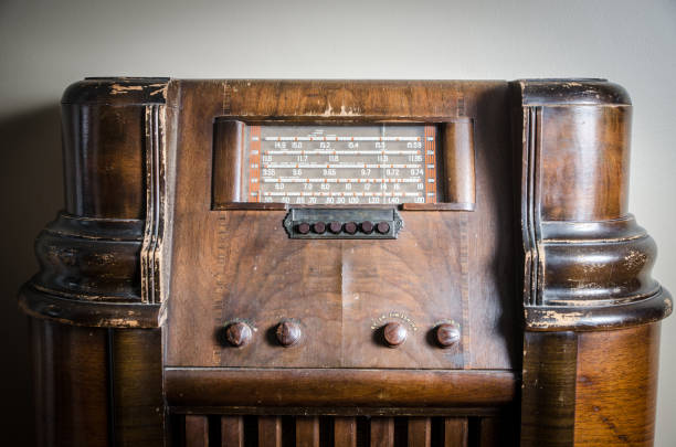 istock Antique radio tuner 1306661730