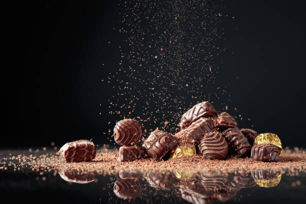 istock Chocolate candies sprinkled with chocolate chips. 1306662920
