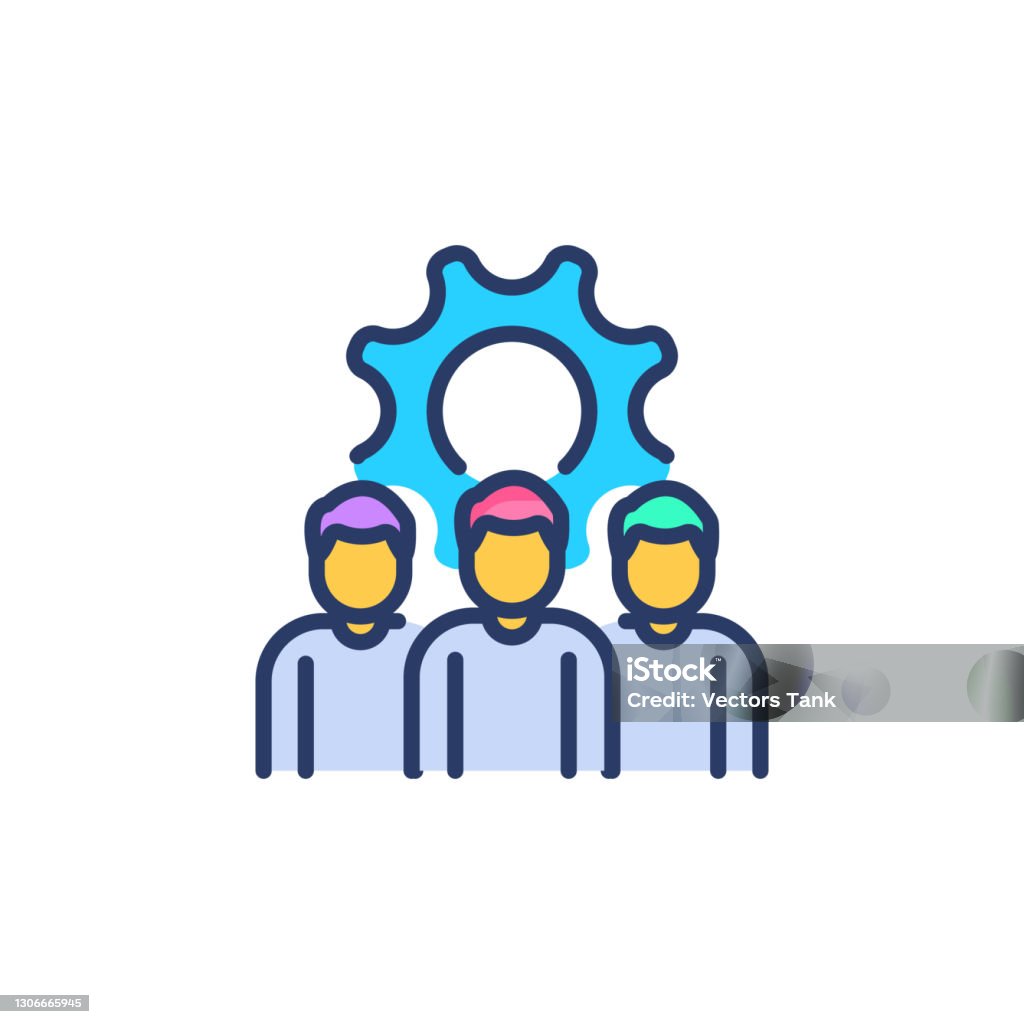 Project Team Emblems Project Team Stock Illustration - Download Image Now - Business ...